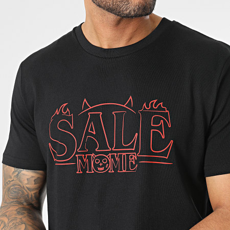 Sale Môme Paris - Tee Shirt Evil Toto Noir Rouge