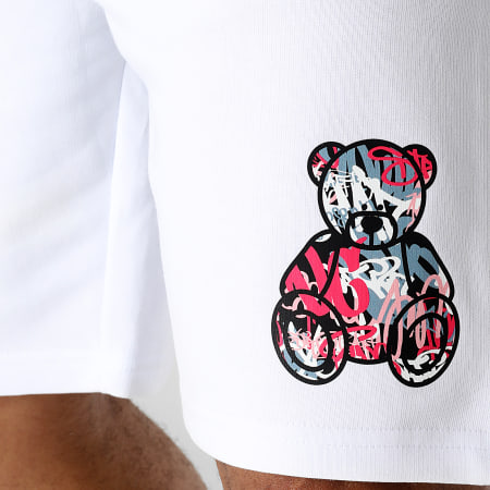 Teddy Yacht Club - Short Jogging Essentials Art Series Pink Blanc