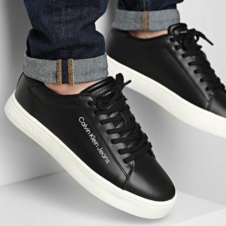 Calvin Klein - Sneaker alte classiche Cupsole 0715 Nero Bianco