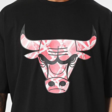 New Era - Infill Logo Chicago Bulls NBA Tee Shirt 60357102 Nero