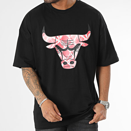 New Era - Infill Logo Chicago Bulls NBA Tee Shirt 60357102 Nero