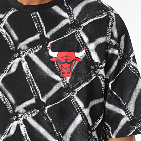 New Era - Maglietta NBA AOP Chicago Bulls 60357095 Nero