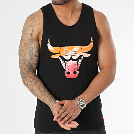 New Era - NBA Sky Print Chicago Bulls Camiseta de tirantes 60357103 Negro