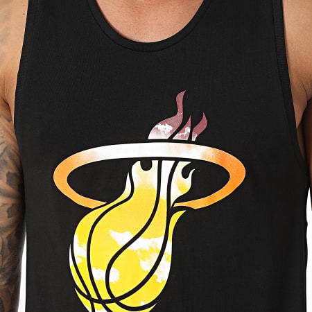 New Era - Débardeur NBA Sky Print Miami Heat 60357109 Noir