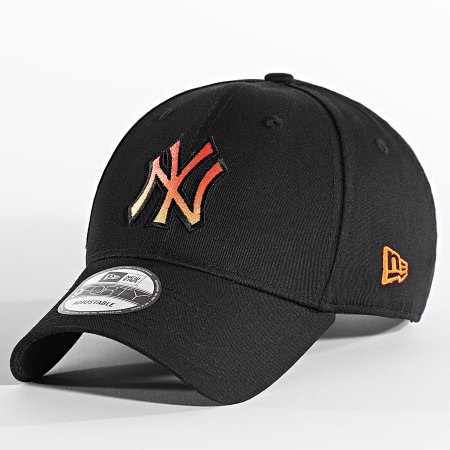 New Era - 9Forty Cappello New York Yankees con inserti sfumati Nero Arancione