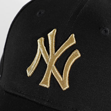New Era - Cappello donna 9Forty Metallic Logo New York Yankees Oro Nero
