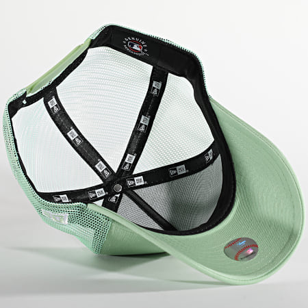 New Era 9FORTY Enfants - Casquette New York Yankees Verte Réglable - Casquette MLB Officielle Pour Kids