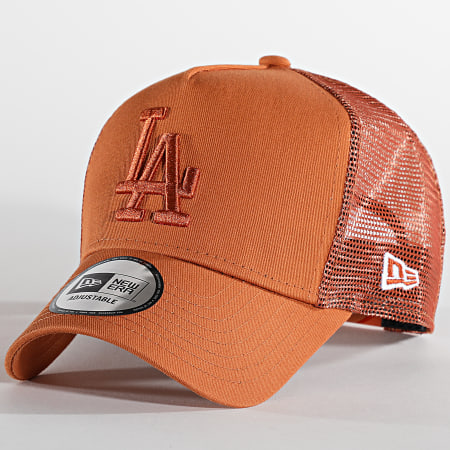 New Era - Cappello Trucker da bambino con maglia tonale Los Angeles Dodgers Cammello