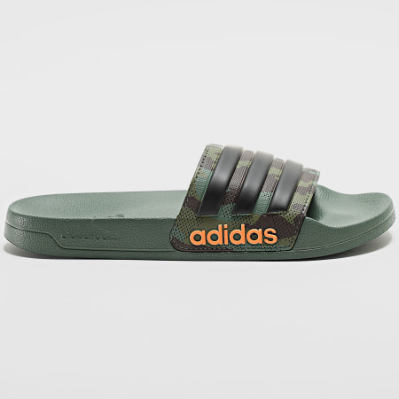 Adidas Originals - Chanclas de ducha Adilette HP2953 Caqui Verde Camuflaje