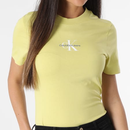 Calvin Klein - Camiseta Mujer 1426 Amarillo