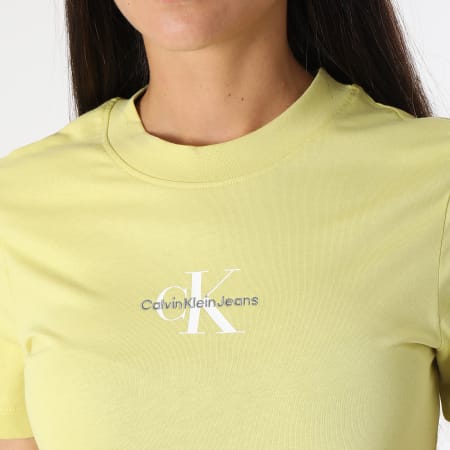 Calvin Klein - Tee Shirt Femme 1426 Jaune