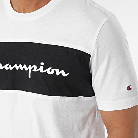 Champion - Lot De 2 Tee Shirts 217856 Noir Blanc