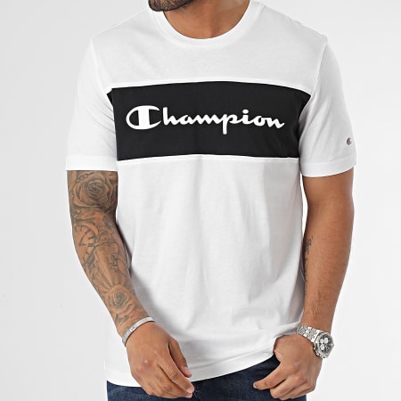 Champion - Lot De 2 Tee Shirts 217856 Noir Blanc