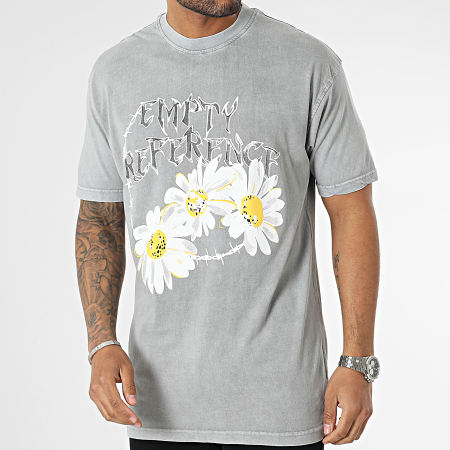 Ikao - Camiseta Floral Gris