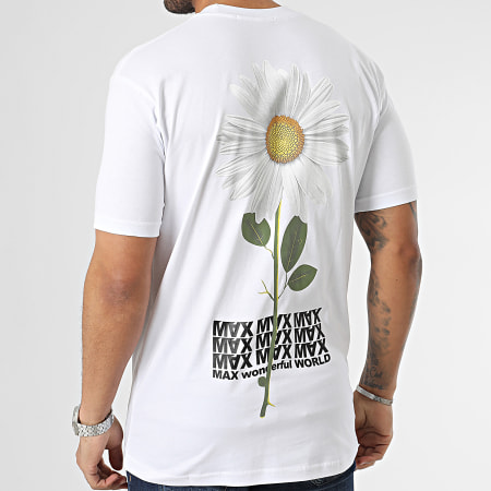 Ikao - Camiseta Floral Blanca