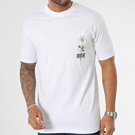 Ikao - Tee Shirt Blanc Floral