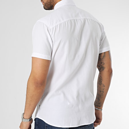 Camisa Jack&Jones Chain blanco manga corta para hombre