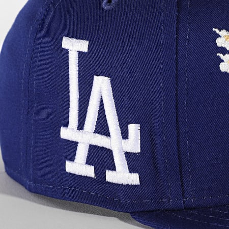 New Era - Cappello Snapback 9Fifty Flower Wordmark Los Angeles Dodgers Blu Reale