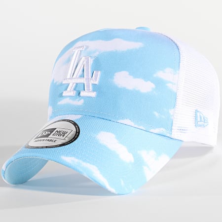 New Era - Los Angeles Dodgers Cloud AOP Cappello Trucker Azzurro