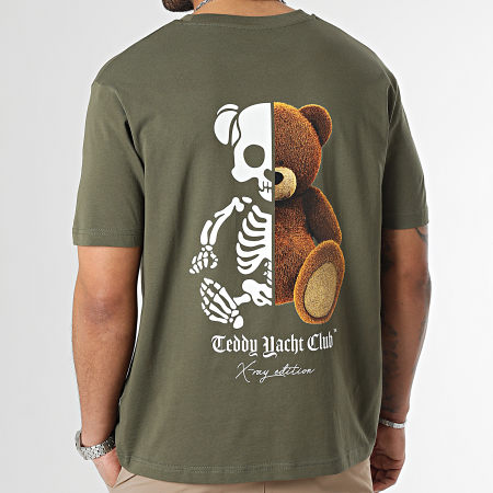 Teddy Yacht Club - Oversize Tee Shirt Large X-Ray Edition Caqui Verde