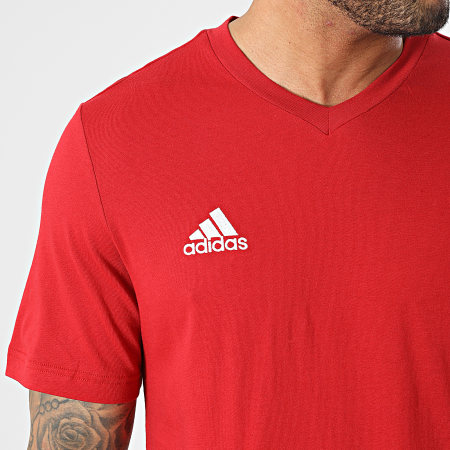 Adidas Sportswear - Tee Shirt Col V Ent22 HC0451 Rouge