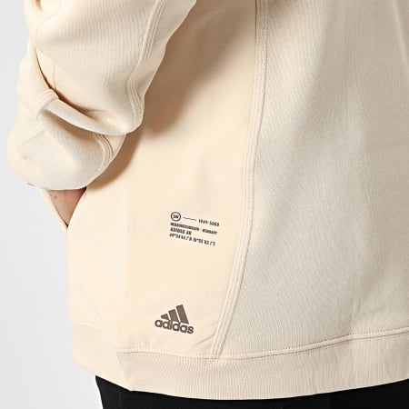 Adidas Sportswear - IC9744 Felpa con cappuccio beige