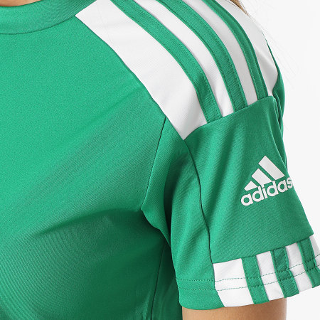Adidas Sportswear - Maglietta a righe da donna GN5752 Verde