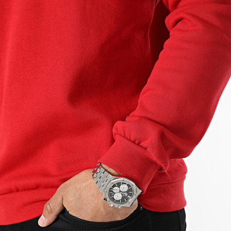 Adidas Sportswear - Felpa girocollo HB0577 Rosso