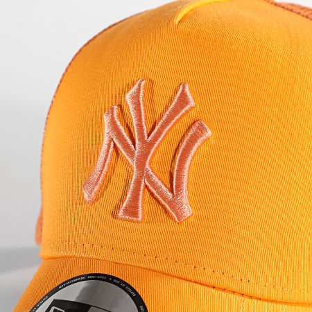New Era - Gorra Trucker Tonal Mesh New York Yankees Naranja