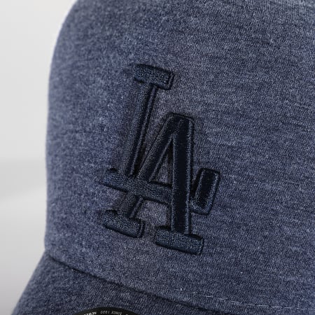 New Era - Cappello in maglia trucker Essential Los Angeles Dodgers Navy Heather Blue