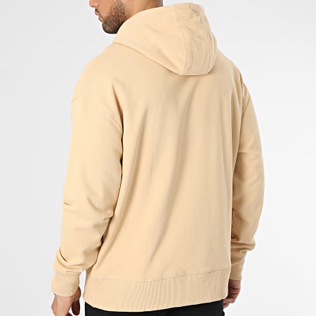 Tommy Jeans - Sudadera con capucha Relax Signature 6797 Beige