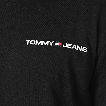 Tommy Jeans - Classic Linear Camiseta de manga larga 6879 Negro