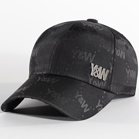 Y et W - Cappello con logo nero