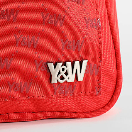 Y et W - Borsa con logo rosso