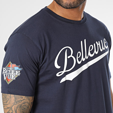 Bellevue by Benjamin Epps - Maglietta con logo blu navy