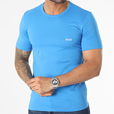 BOSS - Juego De 3 Camisetas 50475286 Negro Azul Marino Azul Claro