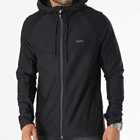 Veste à Capuche Hugo Boss Grise Zip L - Léger Et Polyvalent - Occasion Bon état