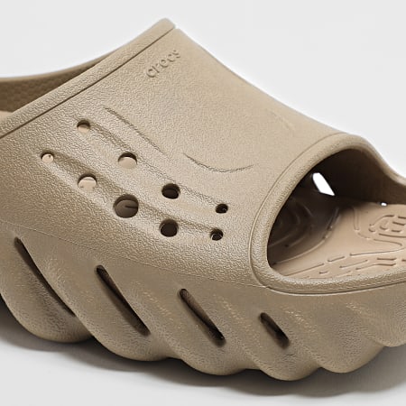 Crocs - Claquettes Echo Slide Marron