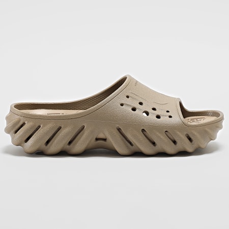 Crocs - Claquettes Echo Slide Marron