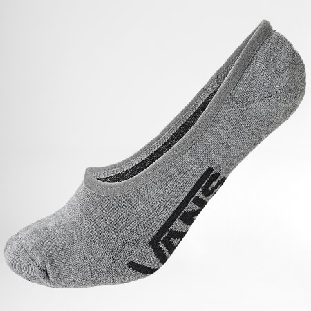 Vans - Set di 3 paia di calzini invisibili 00XTT bianco nero grigio erica