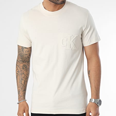 Calvin Klein - Tee Shirt 3492 Beige