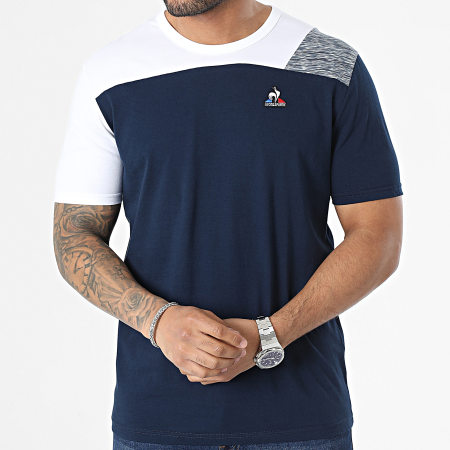 Le Coq Sportif - Camiseta 2320468 Azul Marino Blanca
