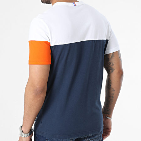 Le Coq Sportif - Tee Shirt 2320644 Bleu Marine Blanc