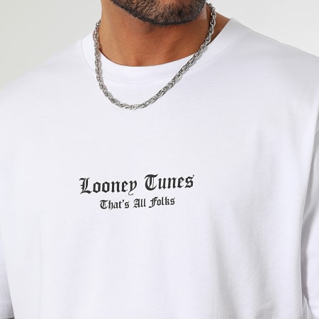 Looney Tunes - Oversize Camiseta Large Coyote Graff Blanco