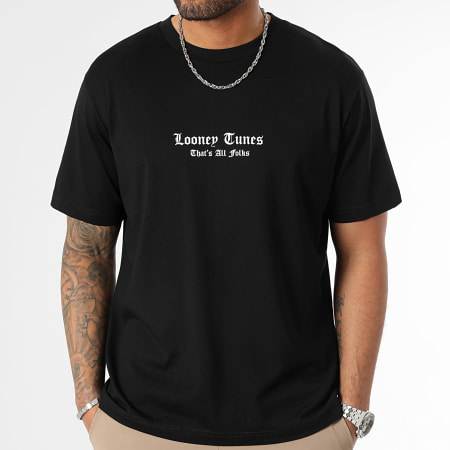 Looney Tunes - Tee Shirt Oversize Large Coyote Graff Noir