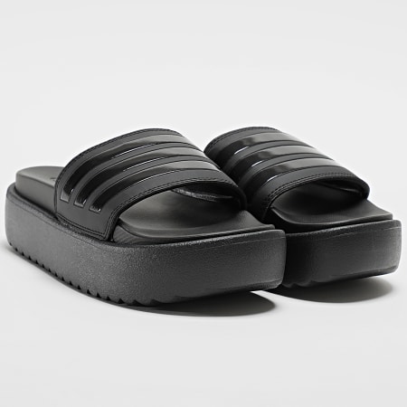 Adidas Sportswear - Claquettes Femme Adilette Platform HQ6179 Noir