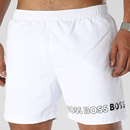 BOSS - Shorts de baño Dolphin 50469300 Blanco