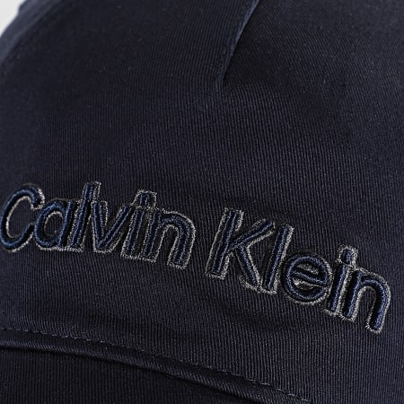 Calvin Klein - Casquette Embroidery 0656 Bleu Marine