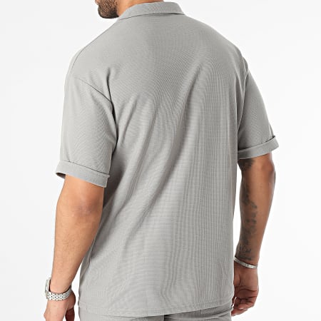 Classic Series - Set camicia a maniche corte e pantaloncini da jogging grigio