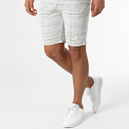 Classic Series - Conjunto de camiseta y pantalón corto de jogging gris claro